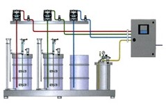 电子配比多色系统